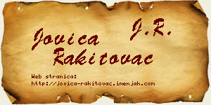 Jovica Rakitovac vizit kartica